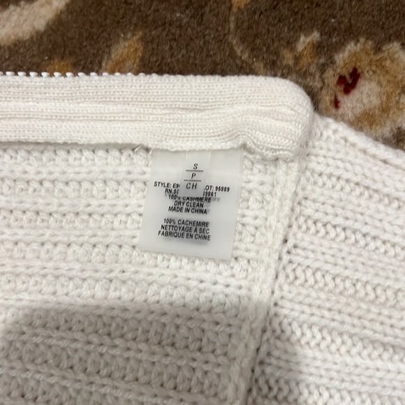 elie Tahari  Cream Cashmere Sleeveless Tunic  NWT. S - Picture 7 of 7